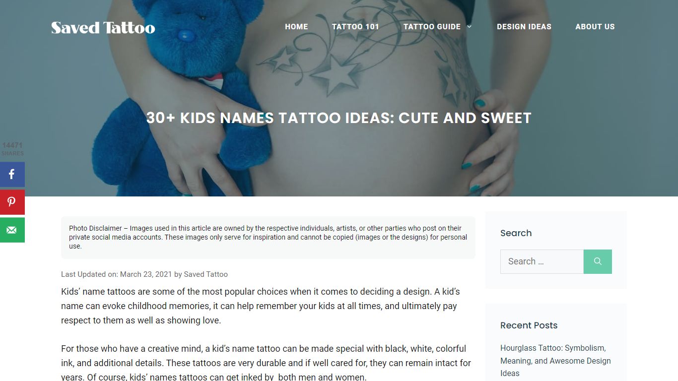 30+ Kids Names Tattoo Ideas: Cute and Sweet - Saved Tattoo